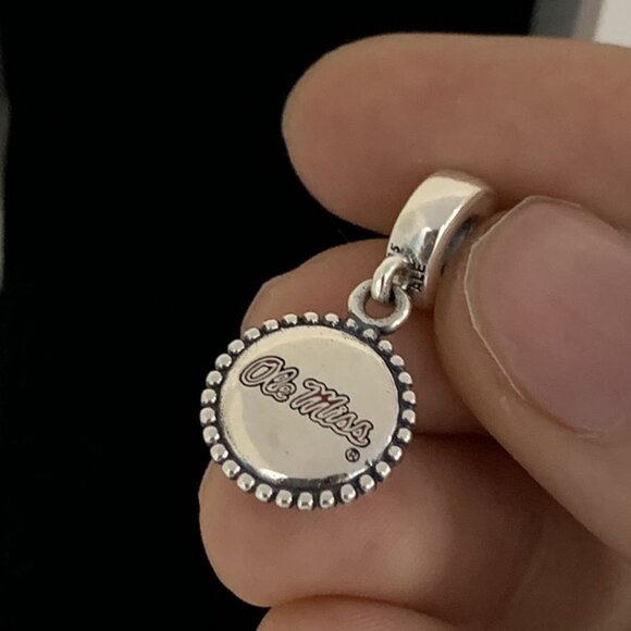 Pandora Jewelry - ✨🔥Pandora College Ole Miss Rebels Dangle Charm S925 Sterling silver